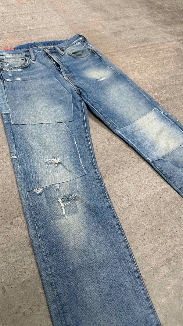 Acne Studios Distressed Knee-patch Jeans