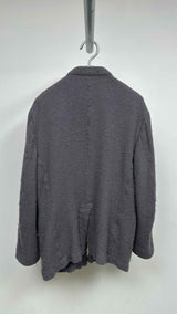 Comme Des Garcons Homme Plus Pilling Boiled-wool Collarless Coat