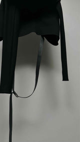 Alaia L/S Hooded Wrap Top