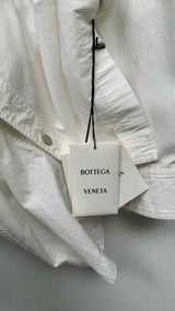 Bottega Veneta L/S  Puff-shoulder Jacket-detail Long Dress