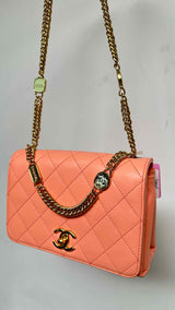 Chanel Quilted Lambskin Crossbody Bag