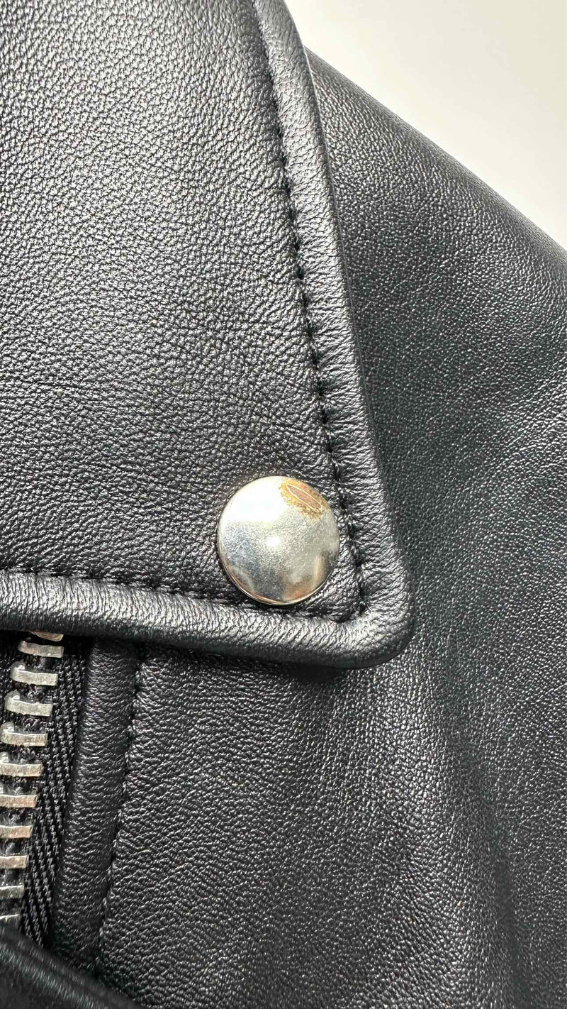 Acne Studios Leather Riders Jacket