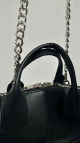 Alexander Wang Rogue Suede+leather Satchel Bag