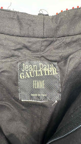 Jean Paul Gaultier "Vampire" Blood Drip Velvet Pants