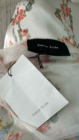 Simone Rocha Embellished Lace-trimmed Satin Mini Dress
