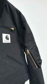 Sacai Carhartt Cropped Layered Logo MA-1