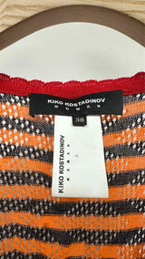 Kiko Kostadinov Spakona Striped S/S Cardigan