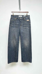 Our Legacy Treble Stripe Wide Jeans
