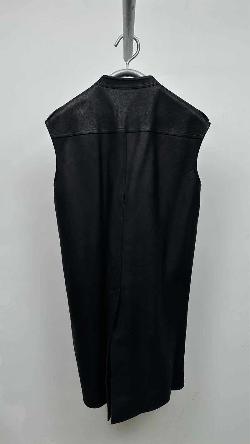 Rick Owens Long Leather Vest