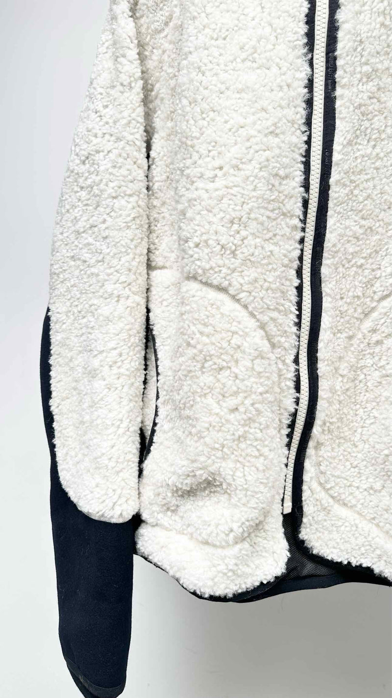 Moncler Genius X Fragment Back-logo Wool Fleece Jacket