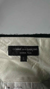 Comme Des Garcons Homme Plus Reflective Pin-stripe Boiled-wool Suits