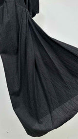 Rick Owens S/S Suede Top Wool-hybrid Center-pleated Dress