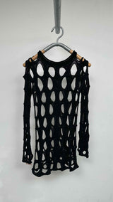 Junya Watanabe Knit Cut-Work Detail Sweater