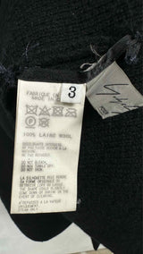 Yohji Yamamoto Pour Homme Double-breasted Knit Coat