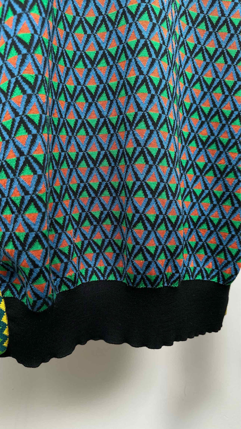 PRADA High-neck Geometric Sweater