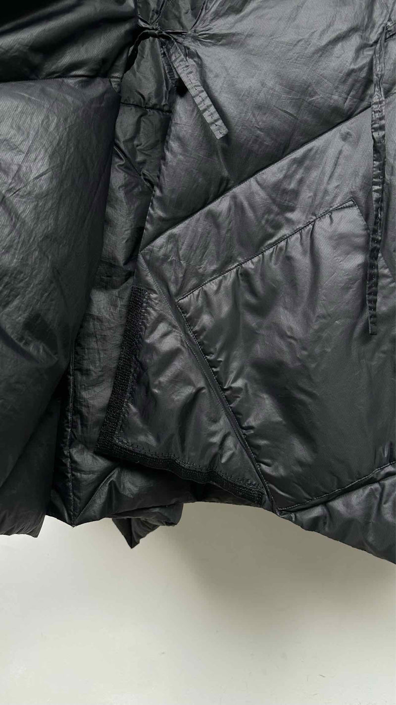 Haat Embroidered Oversized Kimono Down Jacket