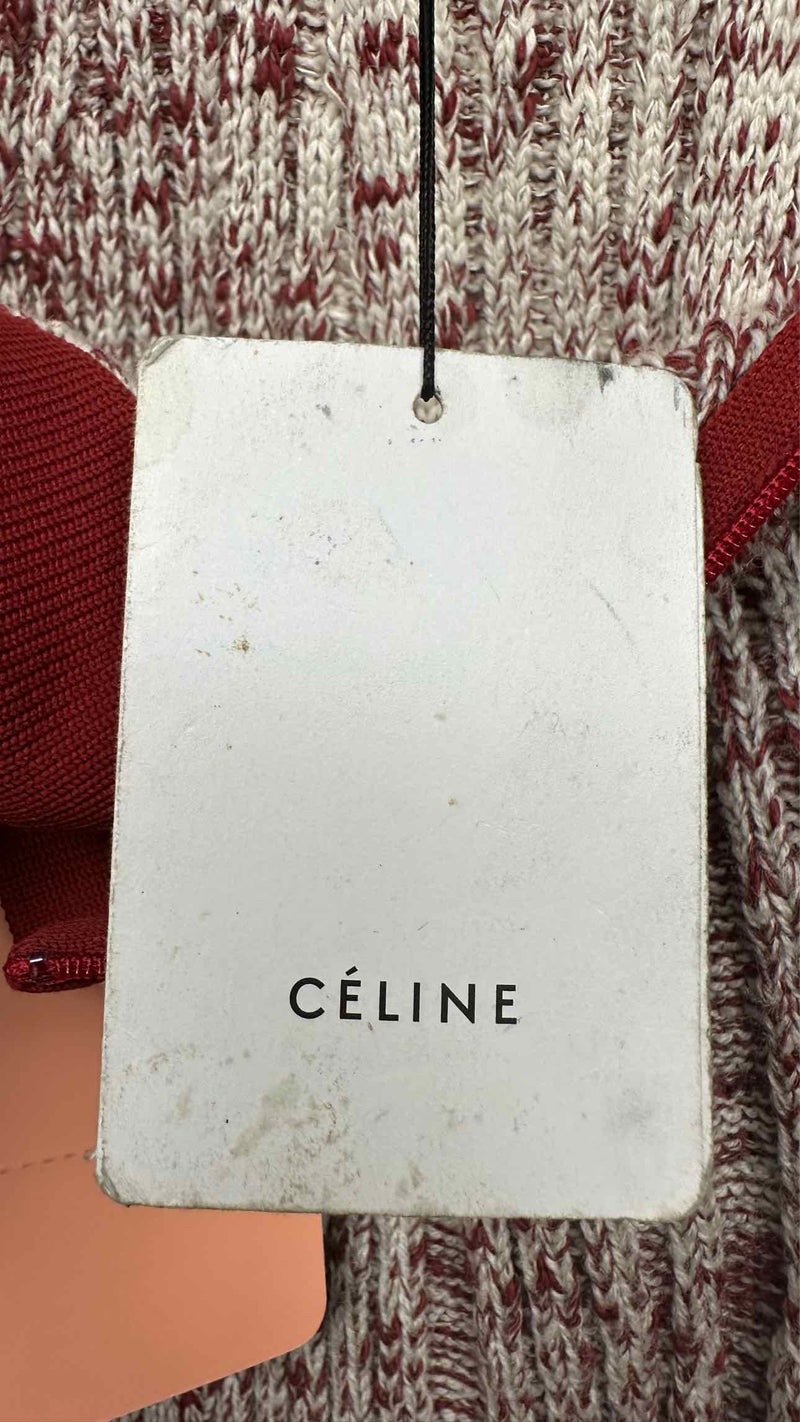 CELINE Knitted Rib Long Skirt