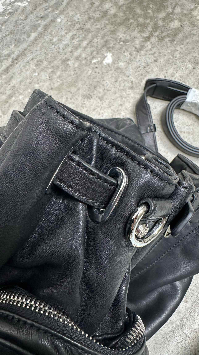 Alexander Wang Zip-detailed Leather Multi-way Backpack