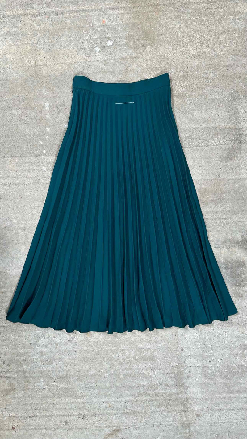 MM6 Pleated Long Skirt