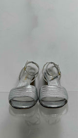 PRADA Metallic-Leather Heels