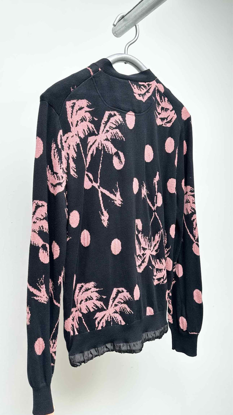 Sacai X Sun Surf  Jacquard Hybrid Cardigan