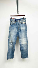 Acne Studios Distressed Patchwork Jeans