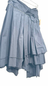 Comme Des Garcons Pleated Asymmetrical Heavy-Weight Skirt