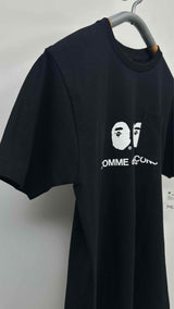 A Bathing Ape X Comme Des GarÃ§ons Printed T-shirt