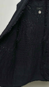 Alanui Shawl-neck Oversized Cable Cardigan