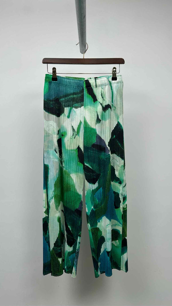 Pleats Please Printed Pleated Pants