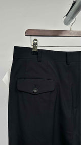Comme Des Garcons Homme High-waisted Cropped Pants