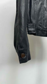 Saint Laurent Waxed Denim Trucker Jacket