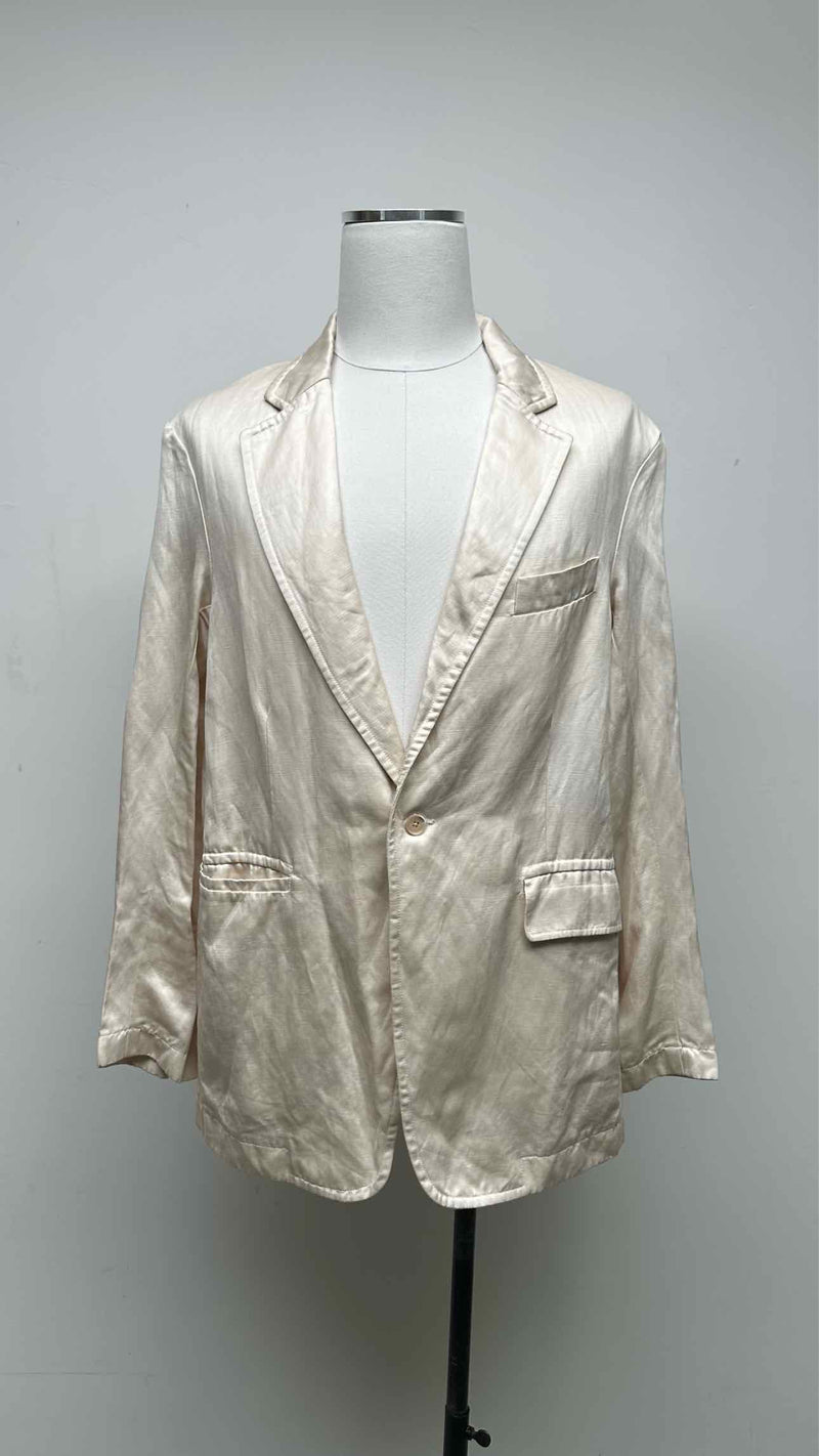 R13 Satin Oversized Wrinkle Jacket