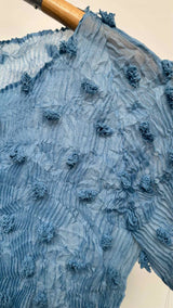 Issey Miyake S/S Embellished Shibori-pleats Top