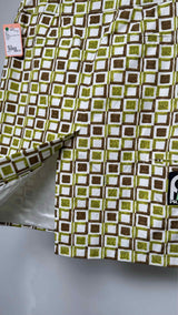 PRADA Geometric Printed Skirt