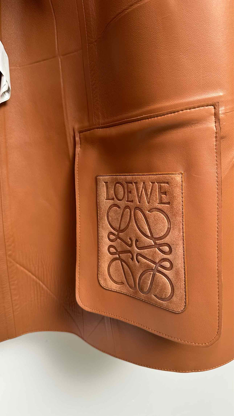 LOEWE Puzzle-Shaped Suede Jacket