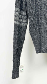 Thom Browne Cable Knit Cropped Cardigan