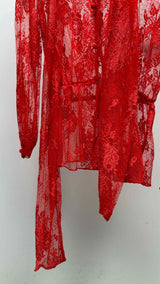 Balenciaga Floral-lace Blouse
