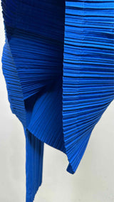 Issey Miyake Pleated Wrap Asymmetrical Skirt Pants