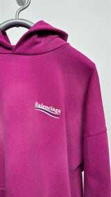 Balenciaga Plitical Campaign Logo Hoodie