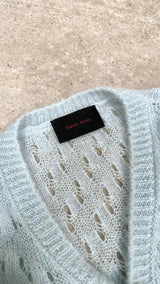 Simone Rocha Open-knit Mohair Cardigan