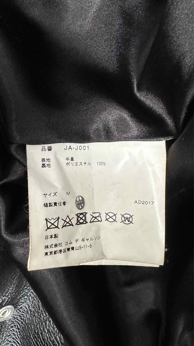 Junya Watanabe Portrait-Collar Leather Jacket