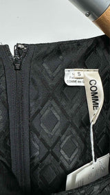 Comme Des Garcons S/S Bow-detailed Geometric Jacquard Maxi Dress