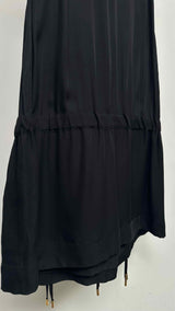Gucci N/S Lace-up Silk Safari Dress