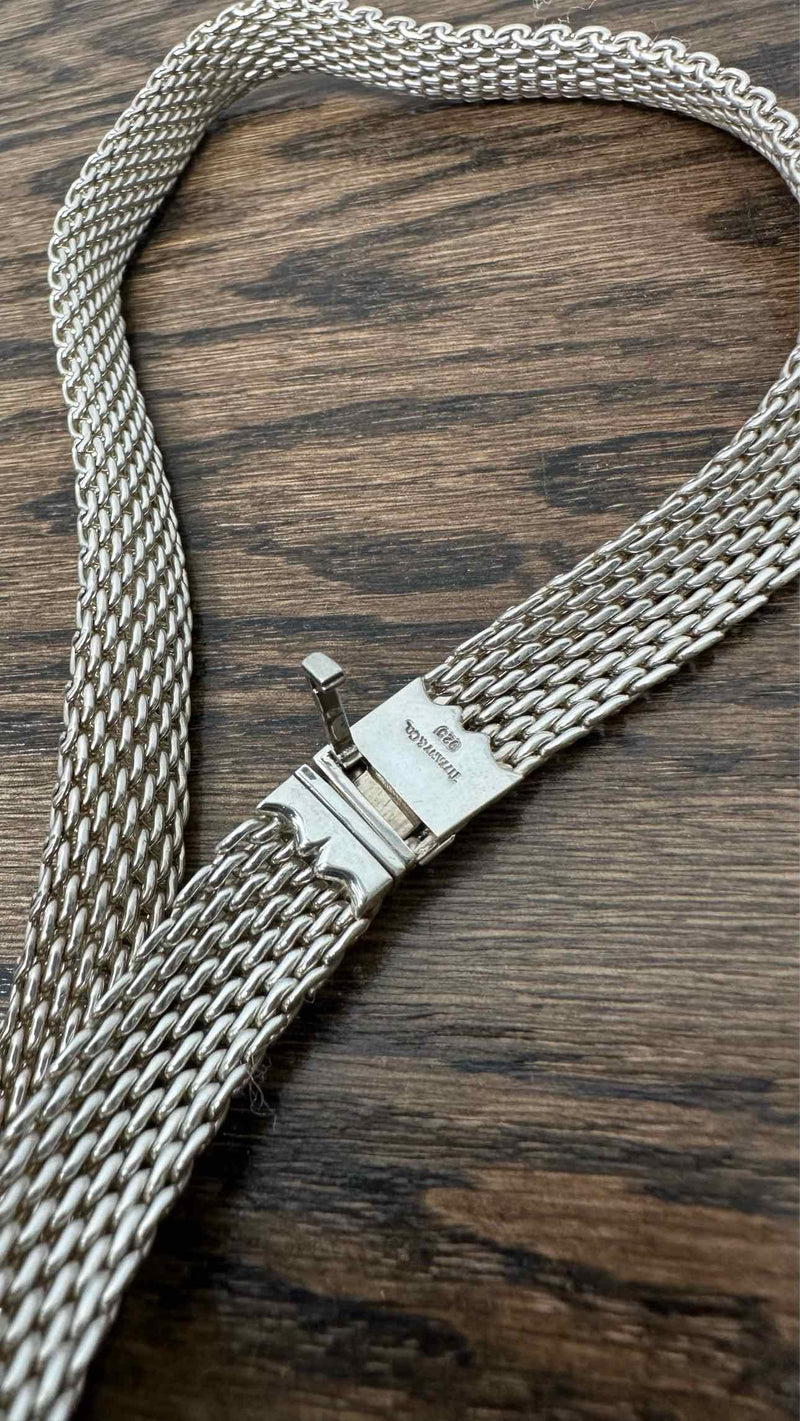 Tiffany&Co. Chain Somerset Mesh Collar Choker