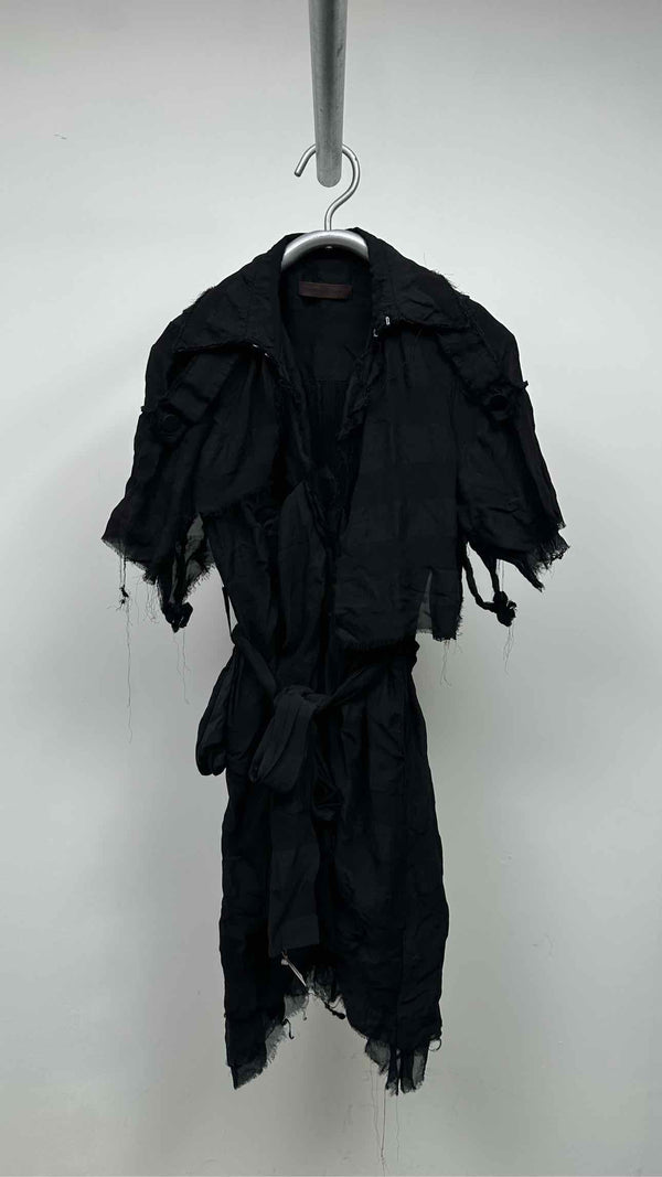 A Tentative Atelier S/S Satin Layered Row-end Dress Coat