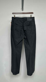 Issey Miyake Asymmetrical-Seam Flare Pants