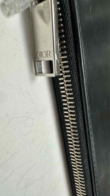 Dior Logo Leather Cluth Bag