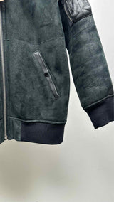 R13 Shearling MA-1 Bomber Jacket