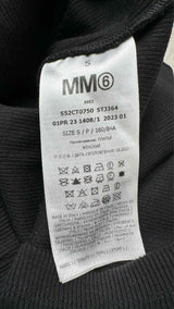 MM6 N/S Rib-knit Wrap-detailed Maxi Dress